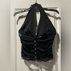LULY K halter top size medium